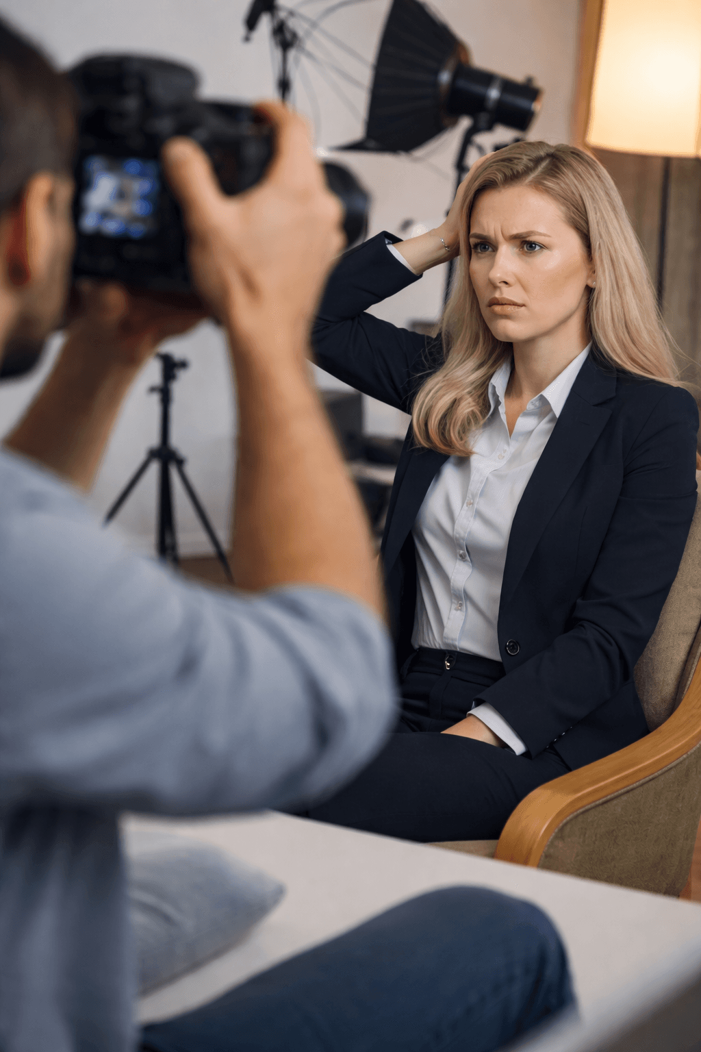 Stres przed wizytą u fotografa