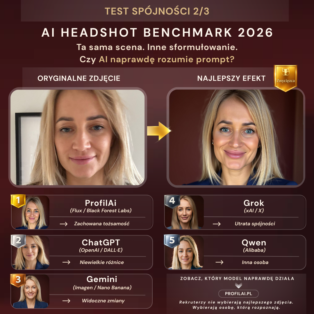 Benchmark AI headshot – prompt 2